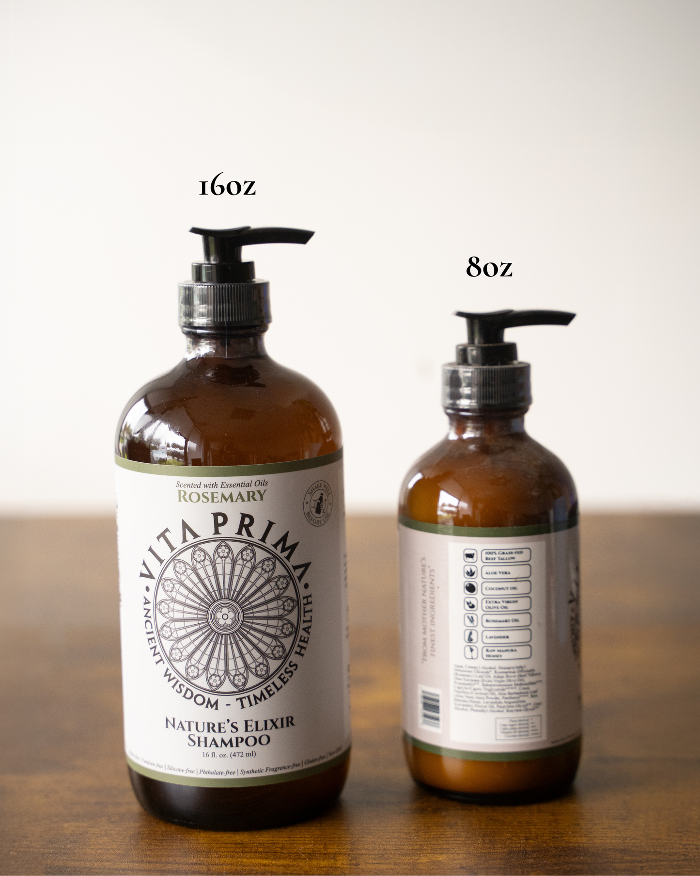 Nature's Elixir Shampoo - Tallow-Based Liquid Shampoo