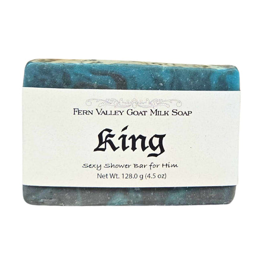King - Natural Exfoliating Goat Milk Soap