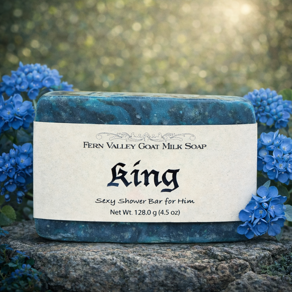 King - Natural Exfoliating Goat Milk Soap