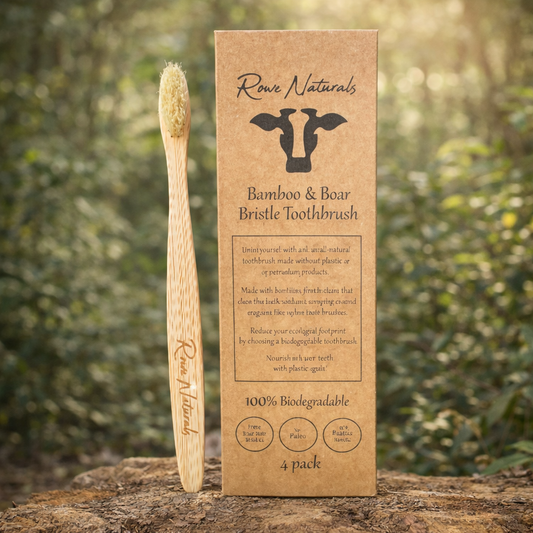 Bamboo Toothbrushes (4 Pack)